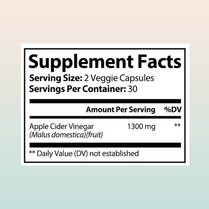 Apple Cider Vinegar Pills - Weight Loss and Detoxification - Herblif Nutrition USA