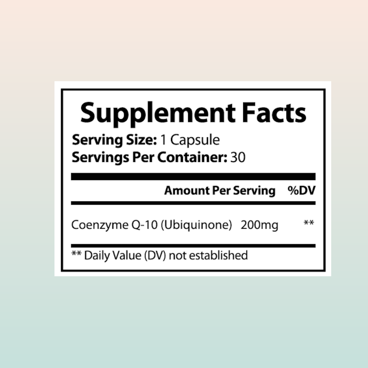 Ubiquinol 200 mg Coenzyme Antioxidant - Coenzyme | 3-Pack