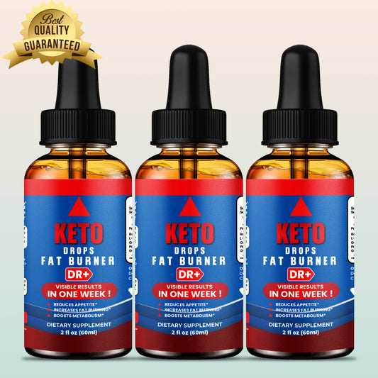 Keto Drops - Raspberry Ketone - African Mango - Keto Diets - Effective Lose Belly & Boost Energy with Natural Keto Drops | 3-Pack