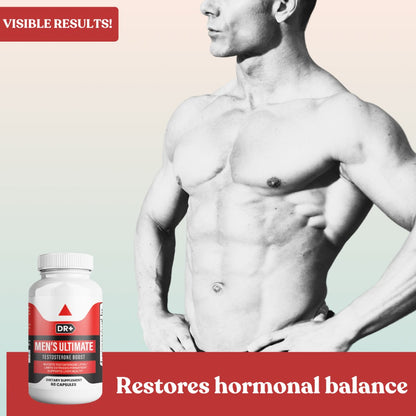 Natural PCT Testosterone Booster - Restores Hormone Levels, Control Estrogen, Support Muscle Mass | 4-Pack