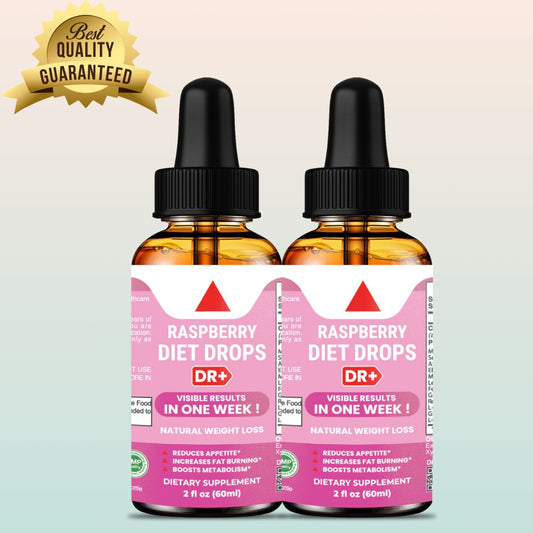 Raspberry Keto Diet Drops Lose Stomach & Boost Energy with Natural Keto Drops | 2oz | 2-Pack
