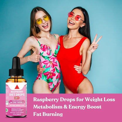 Raspberry Keto Diet Drops Lose Stomach & Boost Energy with Natural Keto Drops | 2oz