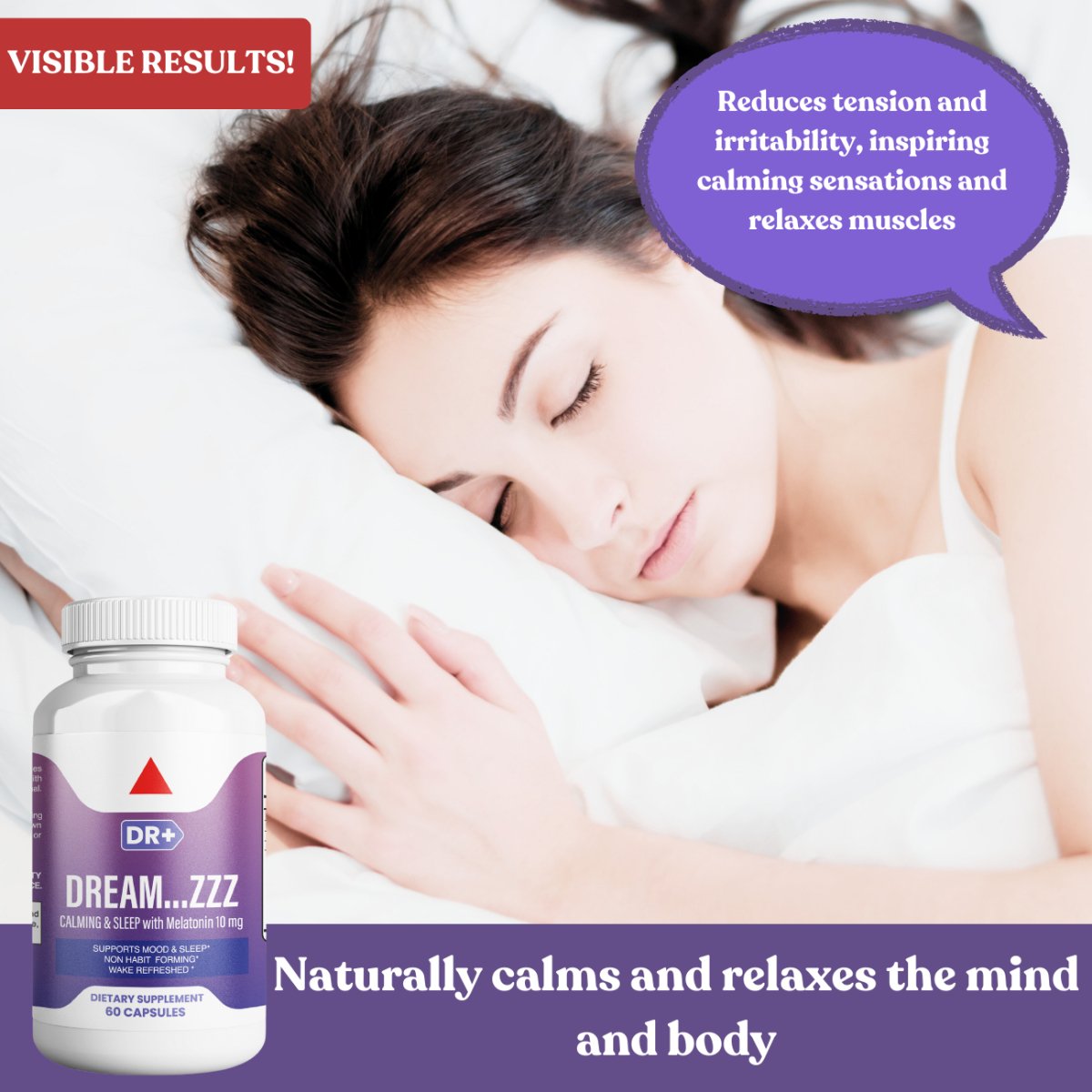 Sleep Formula - Naturally Calm & Relax for Deeper, Longer Sleep | 4-Pack