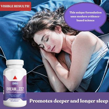 Sleep Formula - Naturally Calm & Relax for Deeper, Longer Sleep | 60 Capsules
