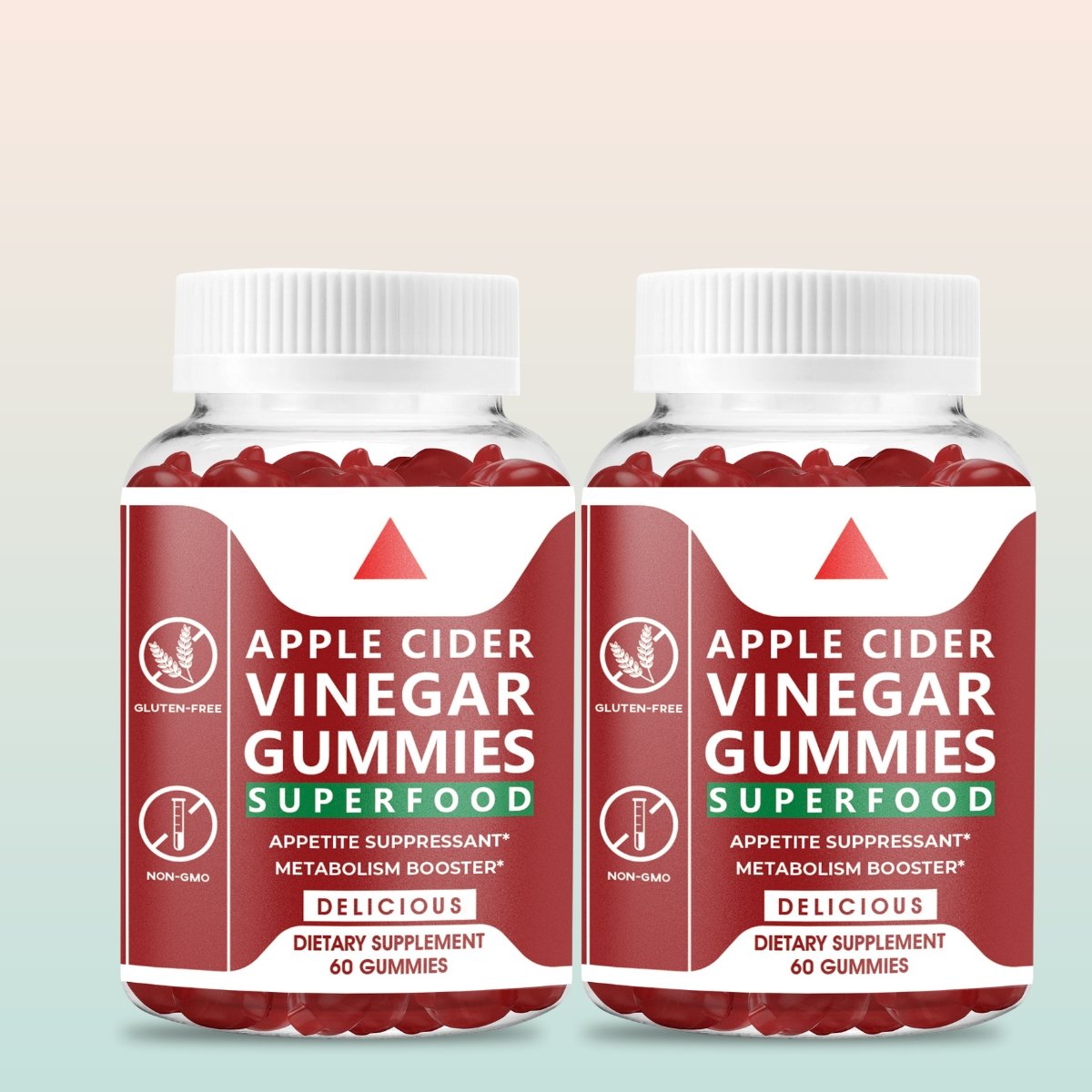 Apple Cider Vinegar Superfood Gummies - Supports Immune, Energy, Digestion, and Skin | 2-Pack - Herblif Nutrition USA