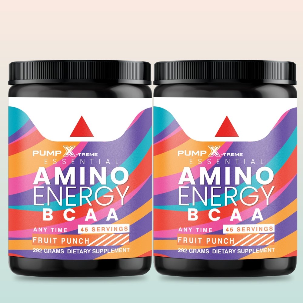 BCAA Amino Acids Electrolytes Muscle Recovery Boost Endurance | Fruit Punch | 2-Pack