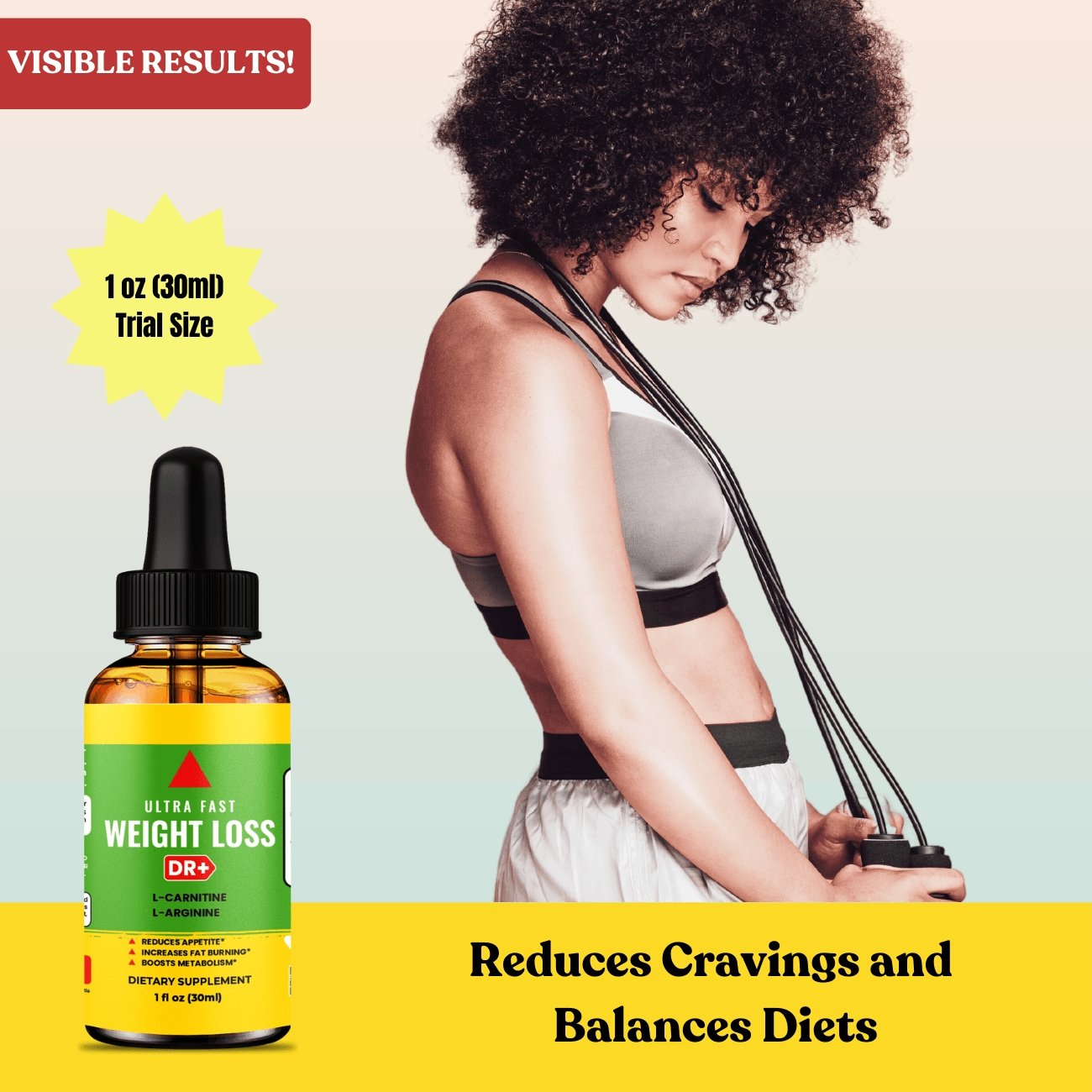 Diet Drops - Suppress Appetite, Burn Fat, Boost Energy - Fast Results | 3-Pack - Herblif Nutrition USA