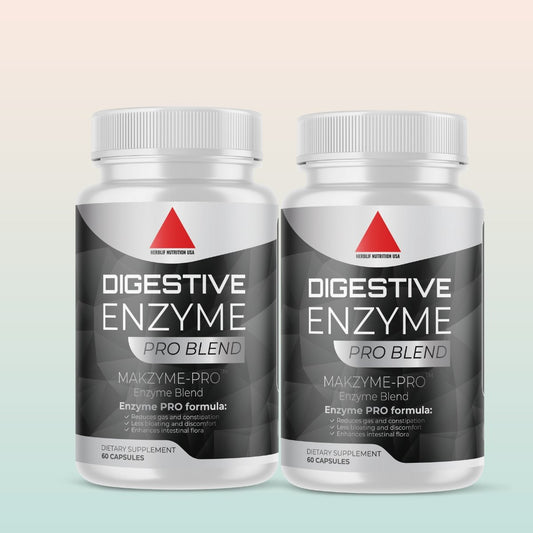 Digestive Enzymes with Probiotics and Prebiotics | 2-Pack - Herblif Nutrition USA