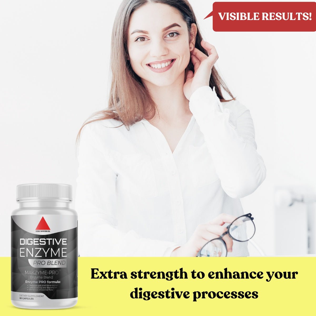 Digestive Enzymes with Probiotics and Prebiotics | 2-Pack - Herblif Nutrition USA