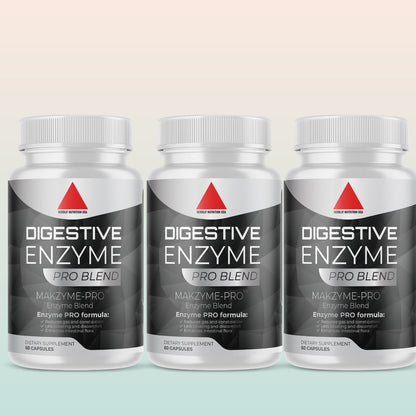 Digestive Enzymes with Probiotics and Prebiotics | 3-Pack - Herblif Nutrition USA