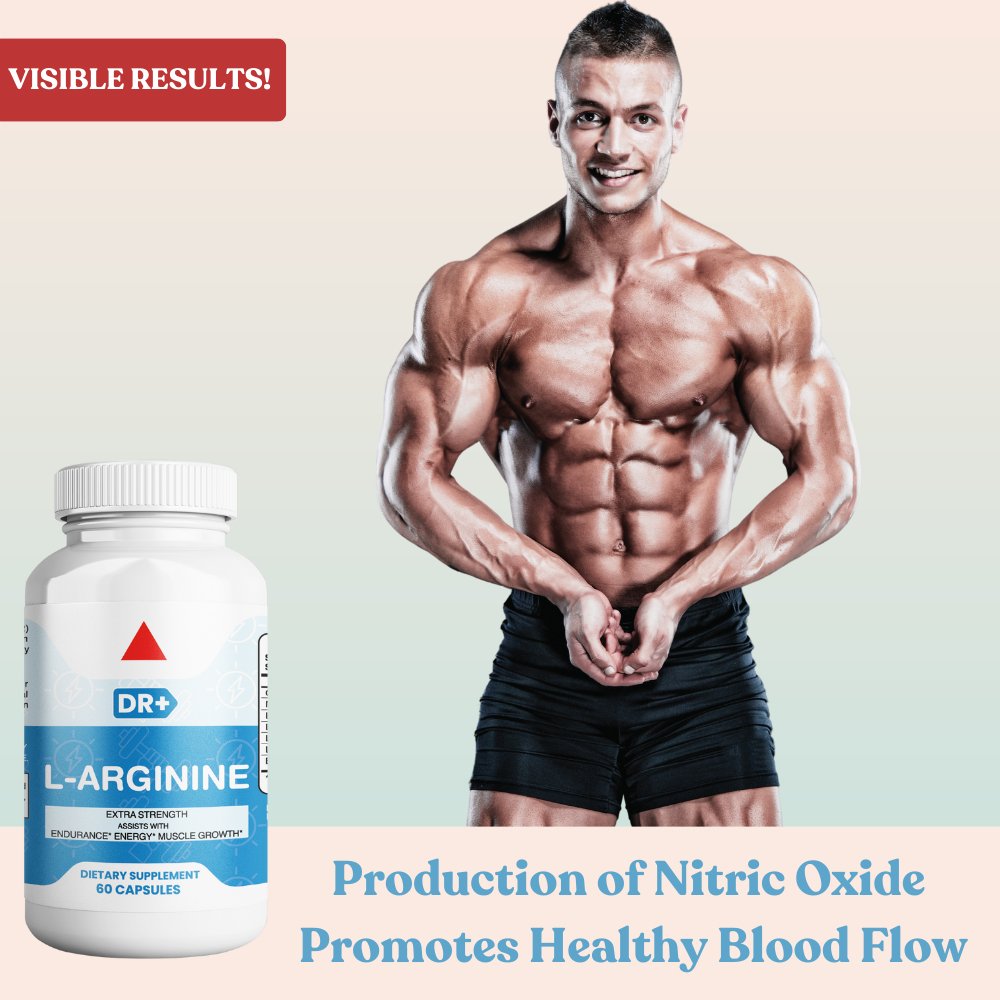 L-Arginine - Amino Acid Supplement for Enhanced Wellness | 3-Pack