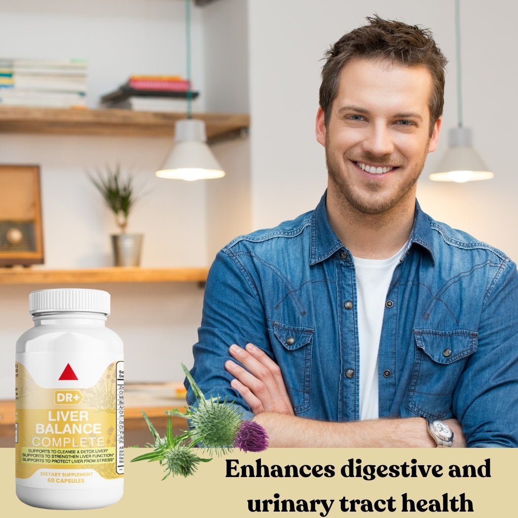 Liver Care Supplement: Cleanse, Detox & Repair with Milk Thistle & 22 Herbs | 3-Pack - Herblif Nutrition USA