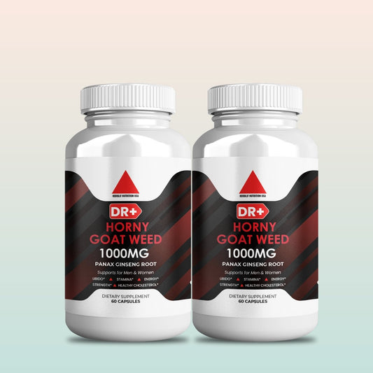 Male Performance Boost - Natural Testosterone Booster with Horny Goat Weed Extract | 2-Pack - Herblif Nutrition USA