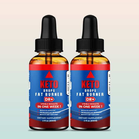 Natural Keto Fat Burner Drops: Effective Weight Loss, Metabolism Boost, Keto Diets | 2-Pack - Herblif Nutrition USA