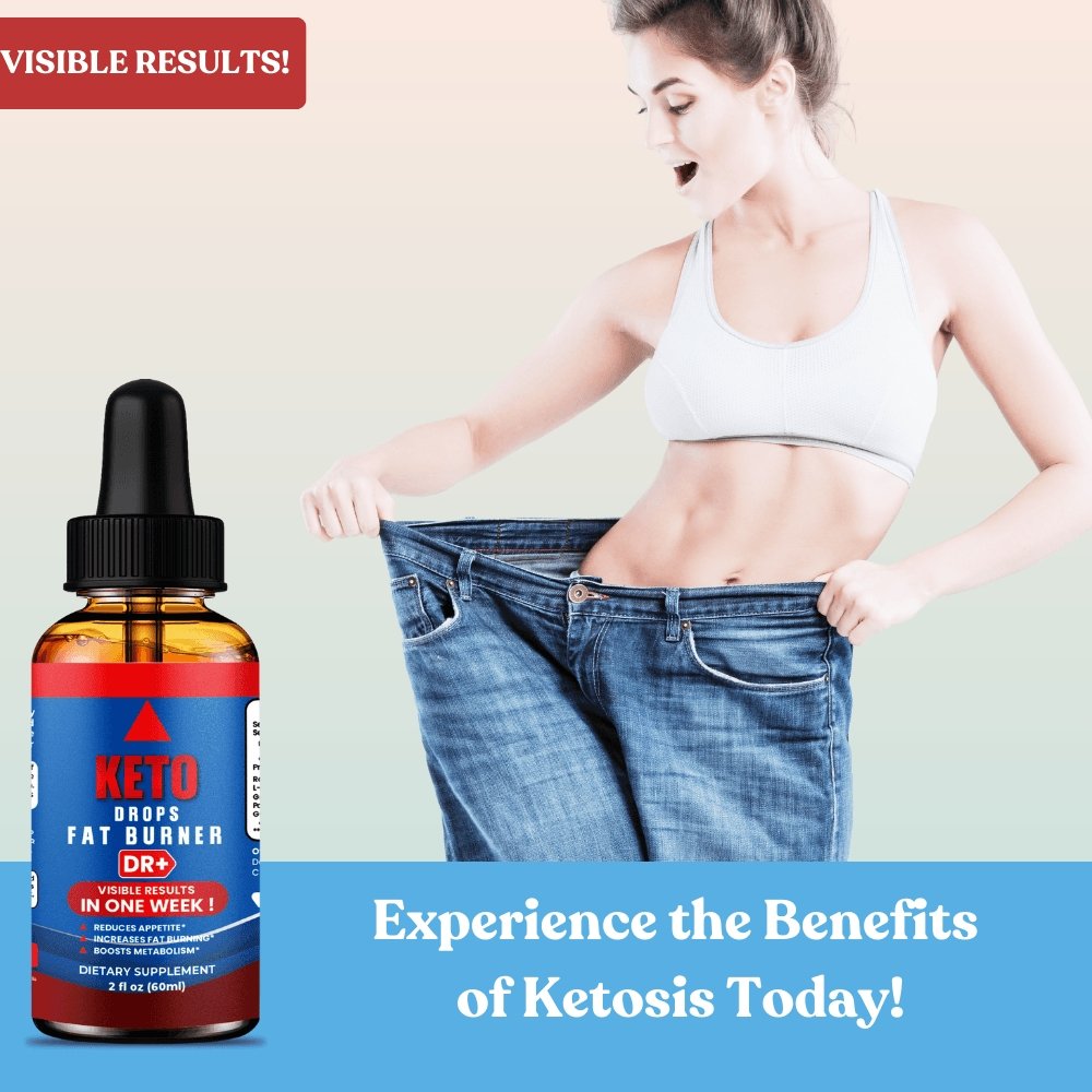 Natural Keto Fat Burner Drops: Effective Weight Loss, Metabolism Boost, Keto Diets | 2oz - Herblif Nutrition USA