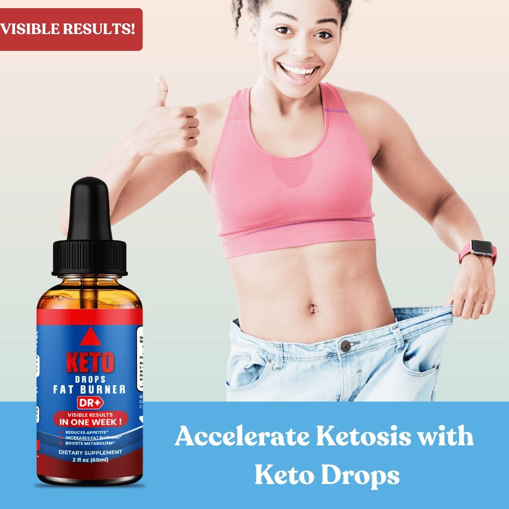 Natural Keto Fat Burner Drops: Effective Weight Loss, Metabolism Boost, Keto Diets | 2oz - Herblif Nutrition USA