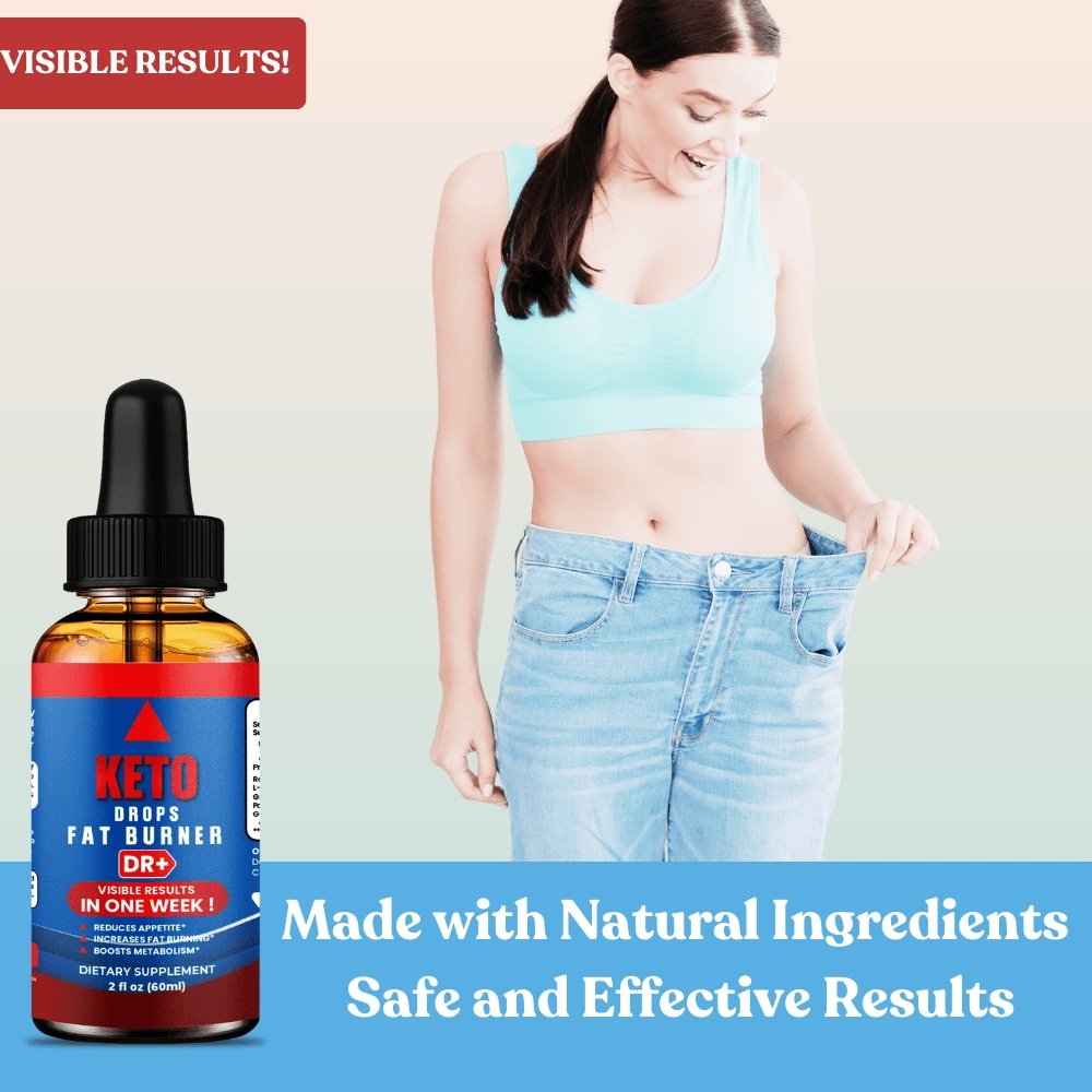 Natural Keto Fat Burner Drops: Effective Weight Loss, Metabolism Boost, Keto Diets | 3-Pack - Herblif Nutrition USA