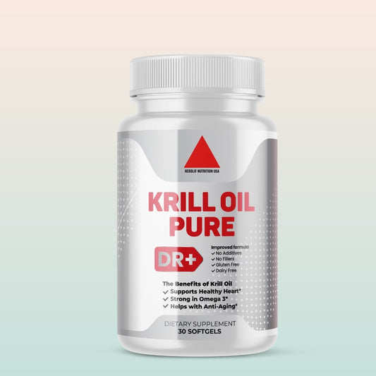 Omega-3 Antarctic Krill Oil 500mg - Herblif Nutrition USA