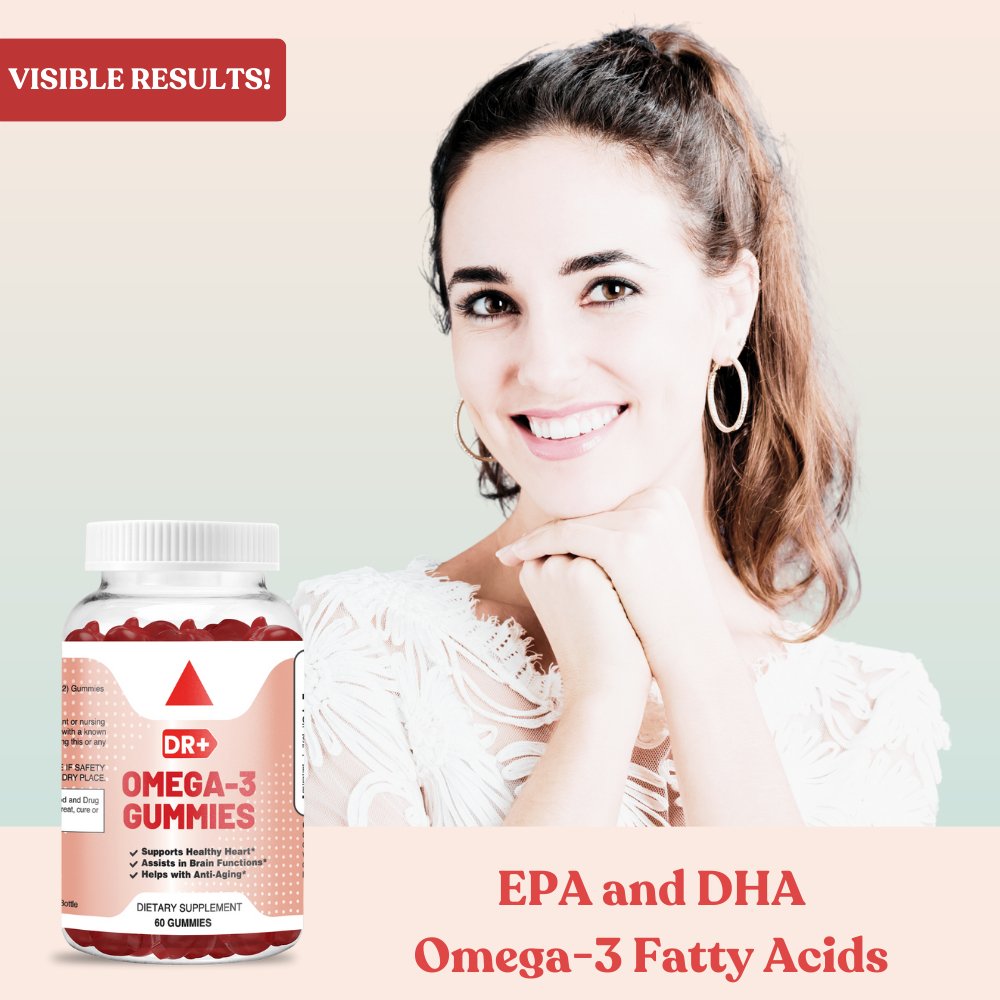 Omega Fish Oil Gummies for Heart and Brain Health | 2-Pack