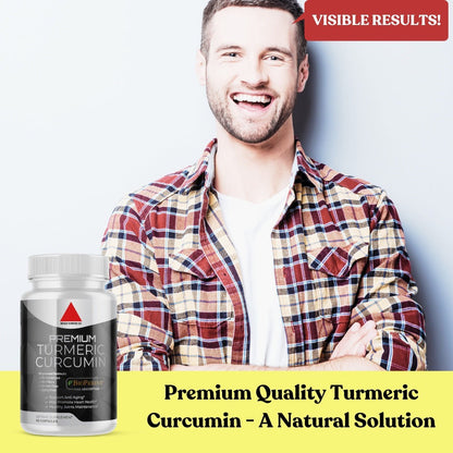 Powerful Turmeric Curcumin Supplement with BioPerine | 2-Pack - Herblif Nutrition USA