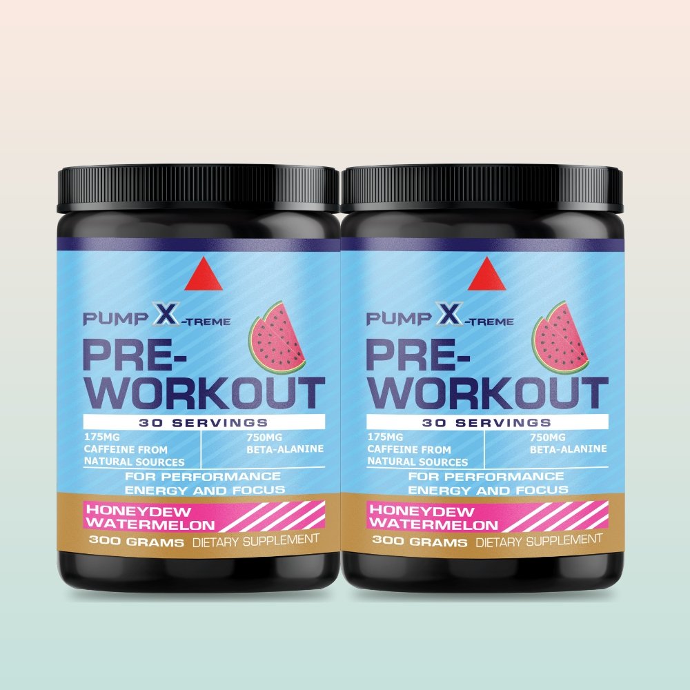 Pre Workout Powder for Endurance & Strength | Honeydew Watermelon | 2-Pack