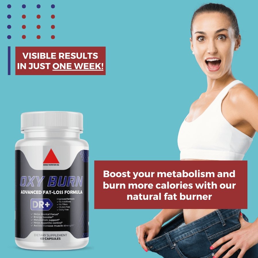 Premium Fat Burner for Weight Loss, Appetite Control & Energy Boost | 60 Capsules - Herblif Nutrition USA