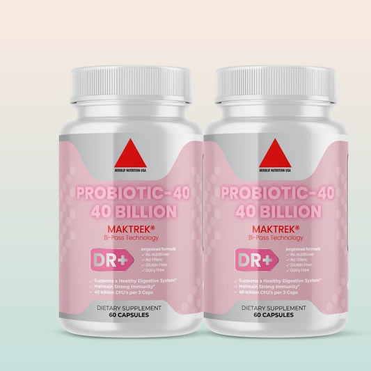 Probiotic 40 Billion CFU Guaranteed Potency | 2-Pack