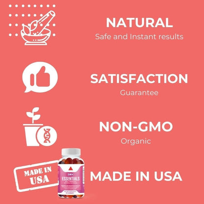 Probiotic Gummies 1 Billion CFU Gas & Bloating Relief, Digestive Support (3-Pack) - Herblif Nutrition USA