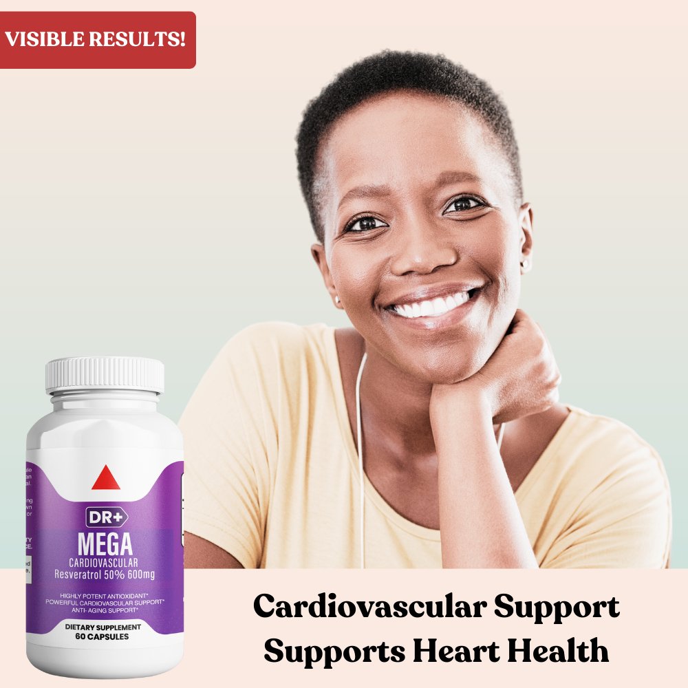 Resveratrol 50% 600mg - Cardiovascular Support - Antioxidant Defense