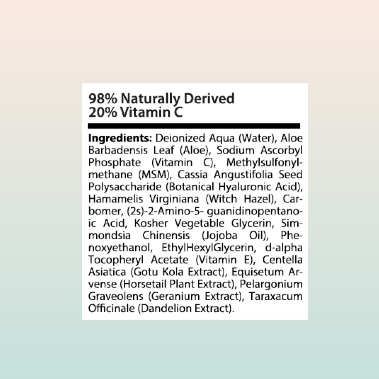 Vitamin C Serum Brightening Skin Corrector Anti Aging Serum - 60ml | 2-Pack