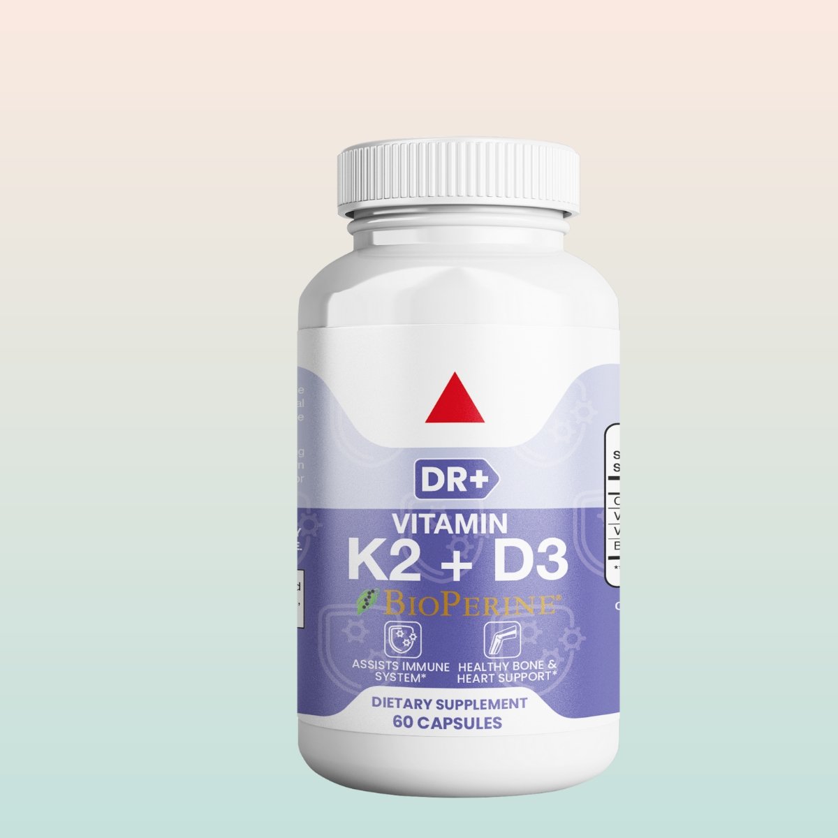 Vitamin K2 (MK7) with D3 5000 IU Supplement for Immune System