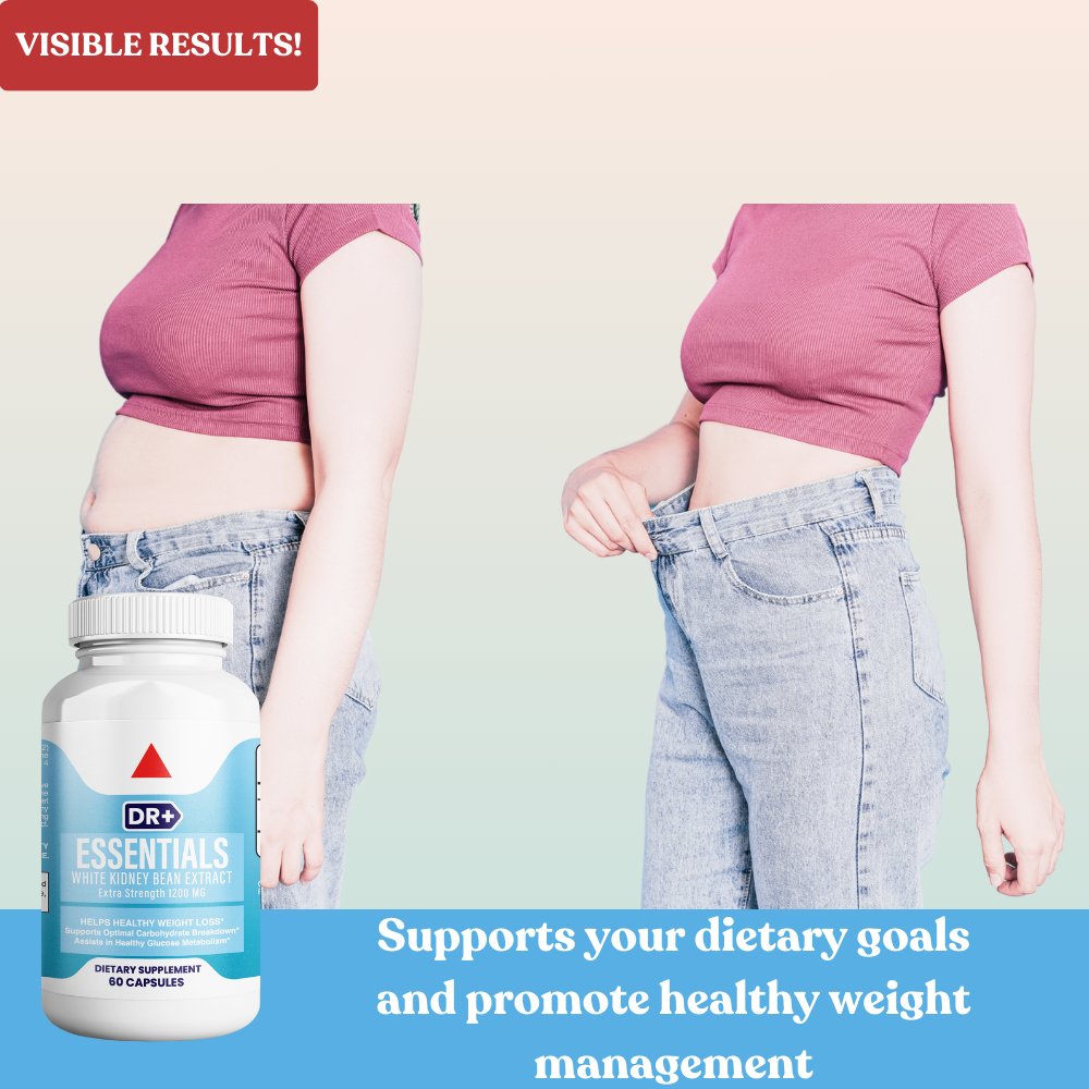 White Kidney Bean Extract Capsules - Effective Support for Carb Management and Healthy Weight | 2-Pack